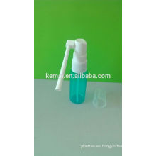 Botella de aerosol nasal de PET botella de aerosol universal brazo corto botella de spray farmacéutico
